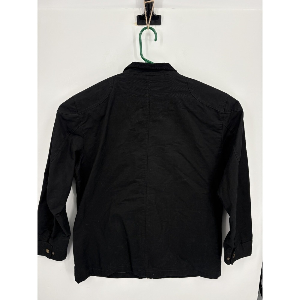 RODD & GUNN Harper Waxed Men's Jacket Field Style XL Black Barn Chore, Italy - Picture 7 of 8